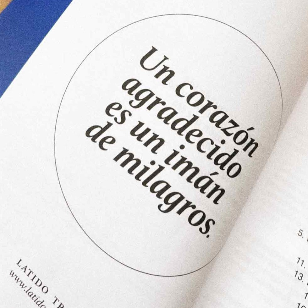 Journal de gratitud especial