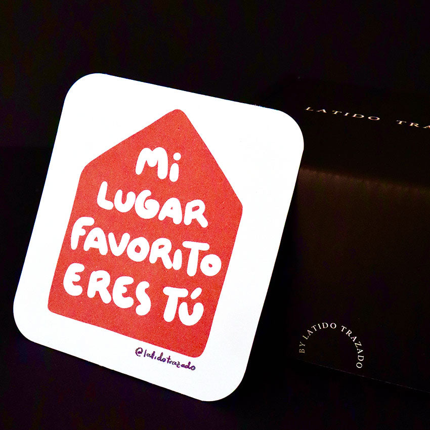 Tarjeta: Mi lugar favorito eres tú