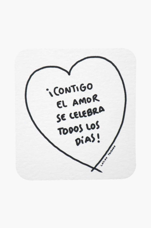 Tarjeta: Contigo el amor