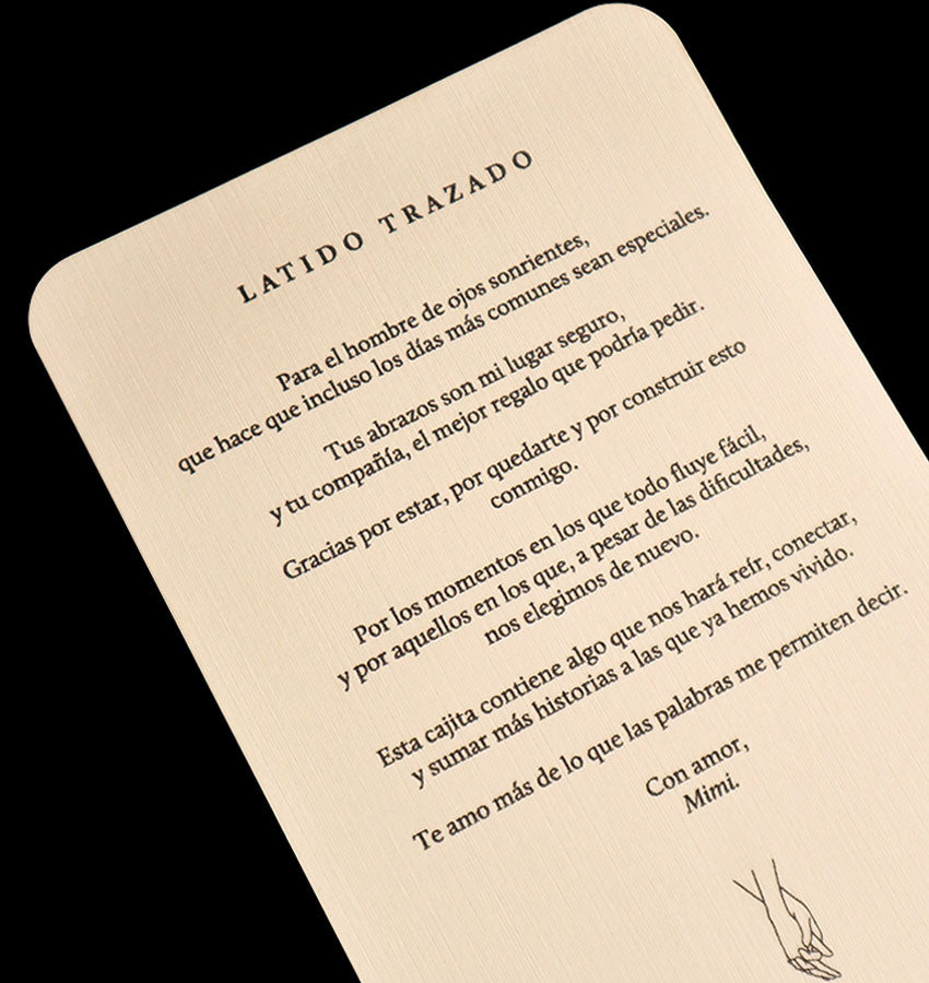 Carta antigua impresa (personalizada)